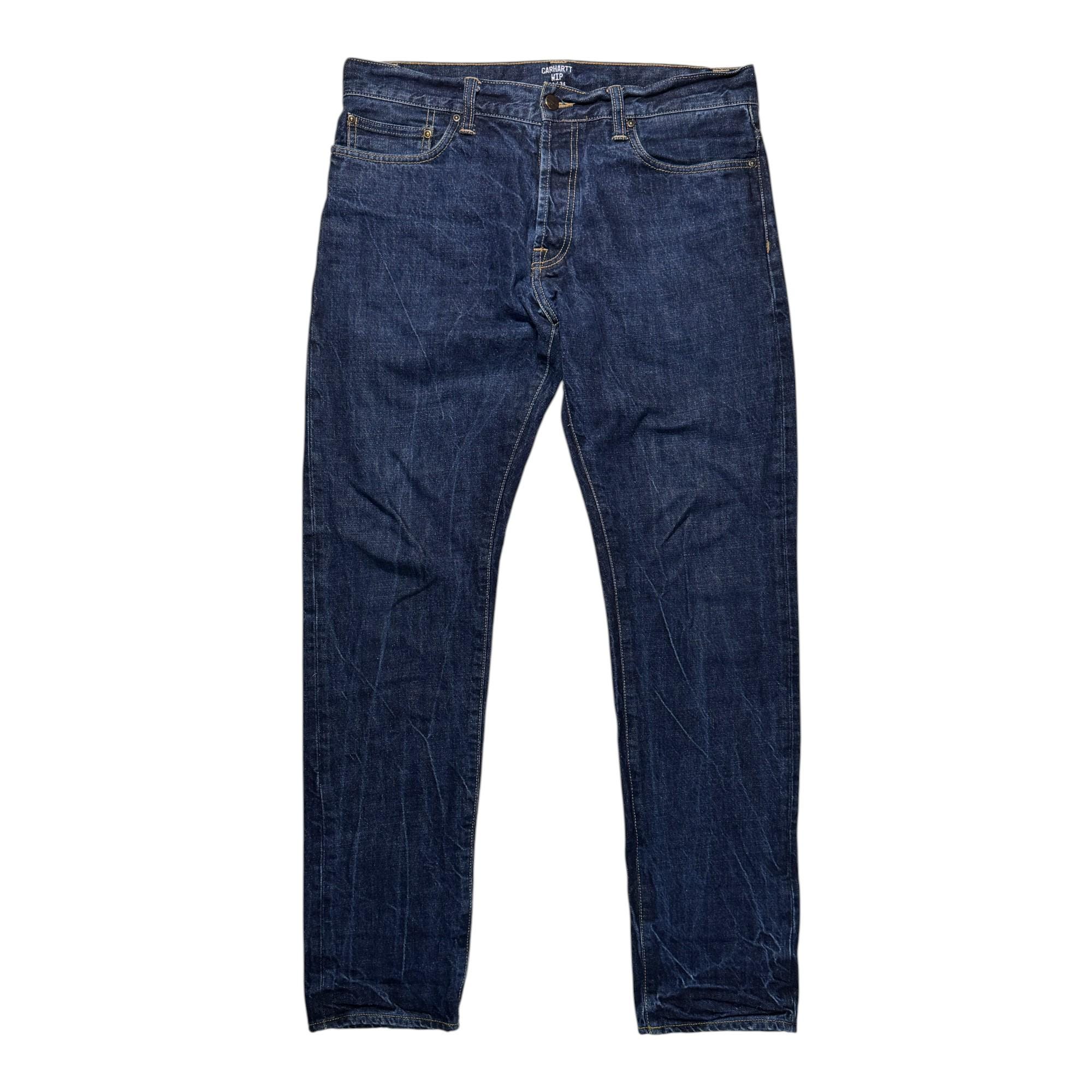 Vintage Carhartt Klondike Pant Jeans Slim Straight Fit Indigo 