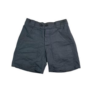 Vintage Fatigue Shorts Workwear Authentic Basic Utility Pockets Worker Grey