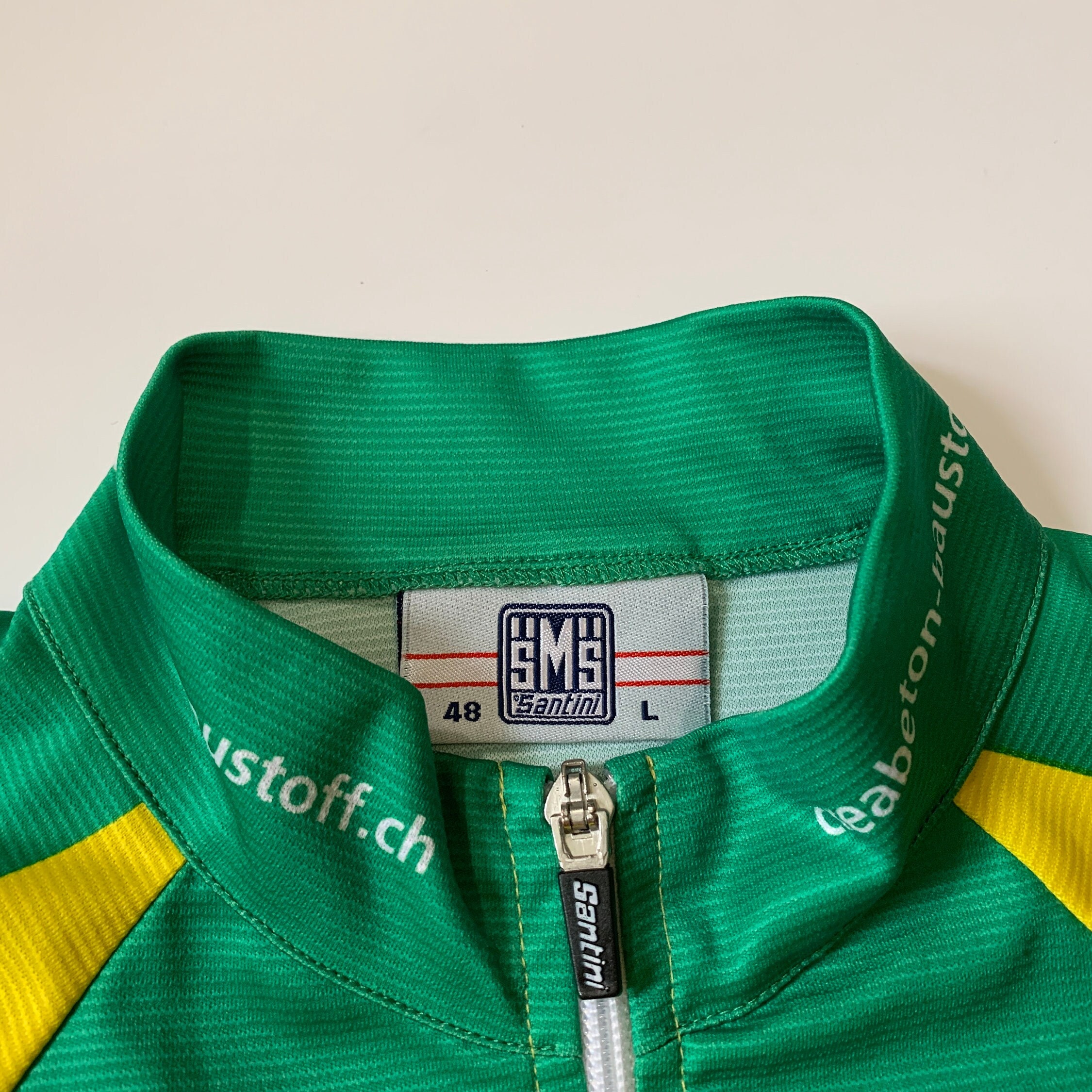 Maillot Vélo Vintage Erima - Fabriqué En Italie - Taille 6 (M/L) - Motif Abstrait