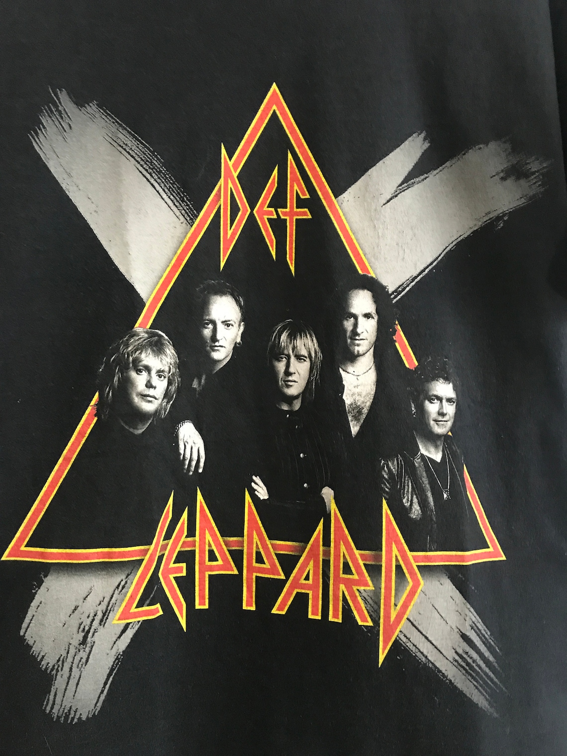 Vintage Def Leppard Tour Tshirt Rare Glam Heavy Metal Retro Etsy