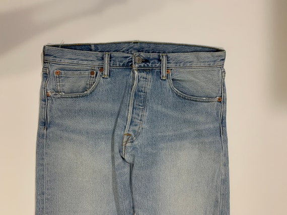Vintage Levi's 501 Jeans Regular Fit Straight Ret… - image 4