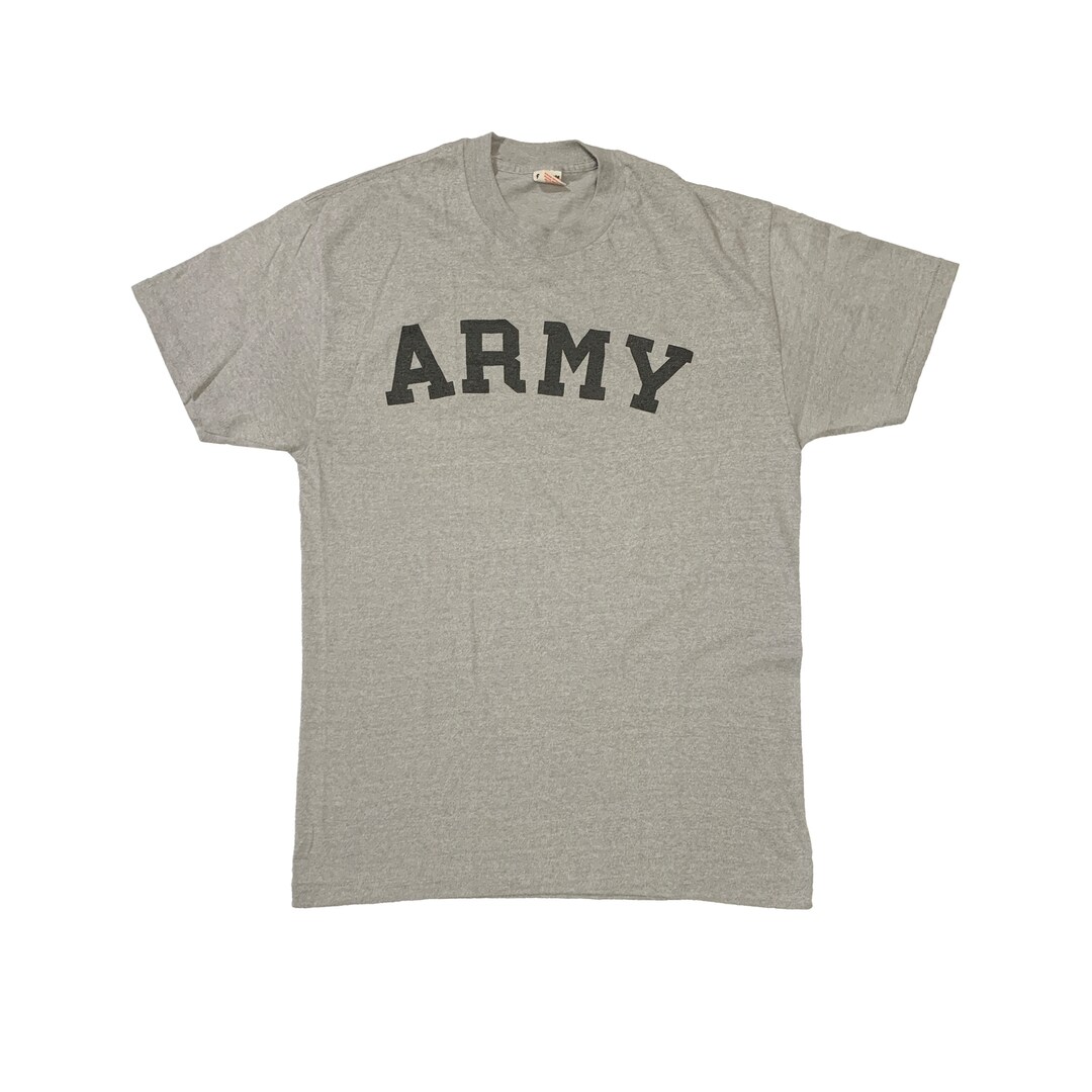 その他 1PIU1UGUALE3 VINTAGE LOGO ARMY T-SHIRT Distressed U.S.Army Logo Vintage US Military Men Women T