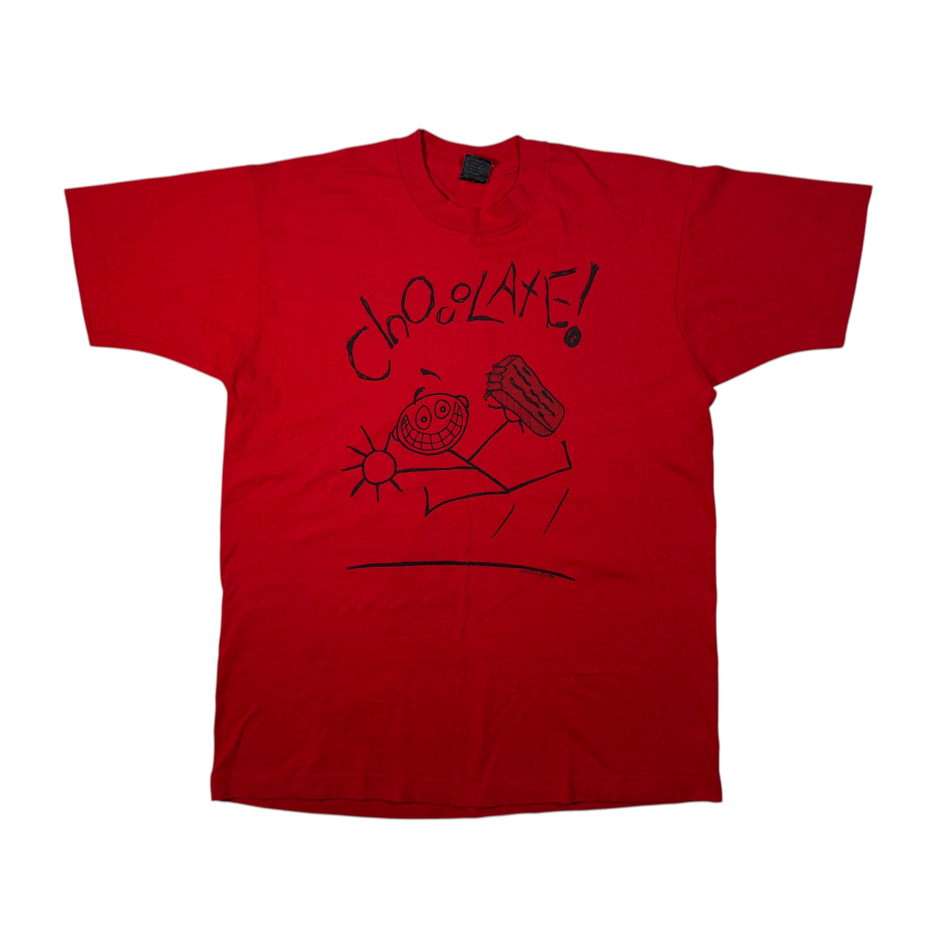 Vintage 1990 Phoelix Chocolate T-shirt Retro Artwork Streetwear 