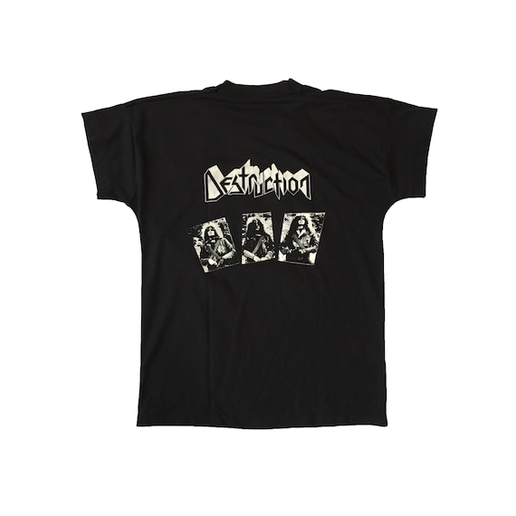 Vintage 90s Destruction Infernal Overkill T-shirt Authentic