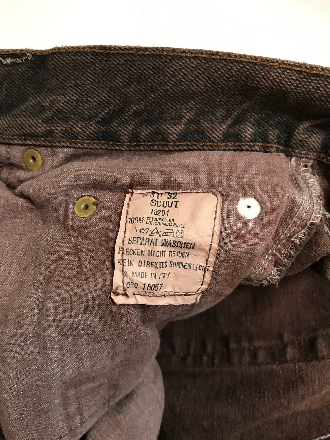 Vintage 90's Hugo Boss Jeans Pants Retro Washed Denim - Etsy