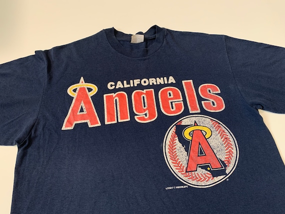 Buy Vintage 1989 California Angels T-shirt by Logo7 MLB Baseball Online in  India 