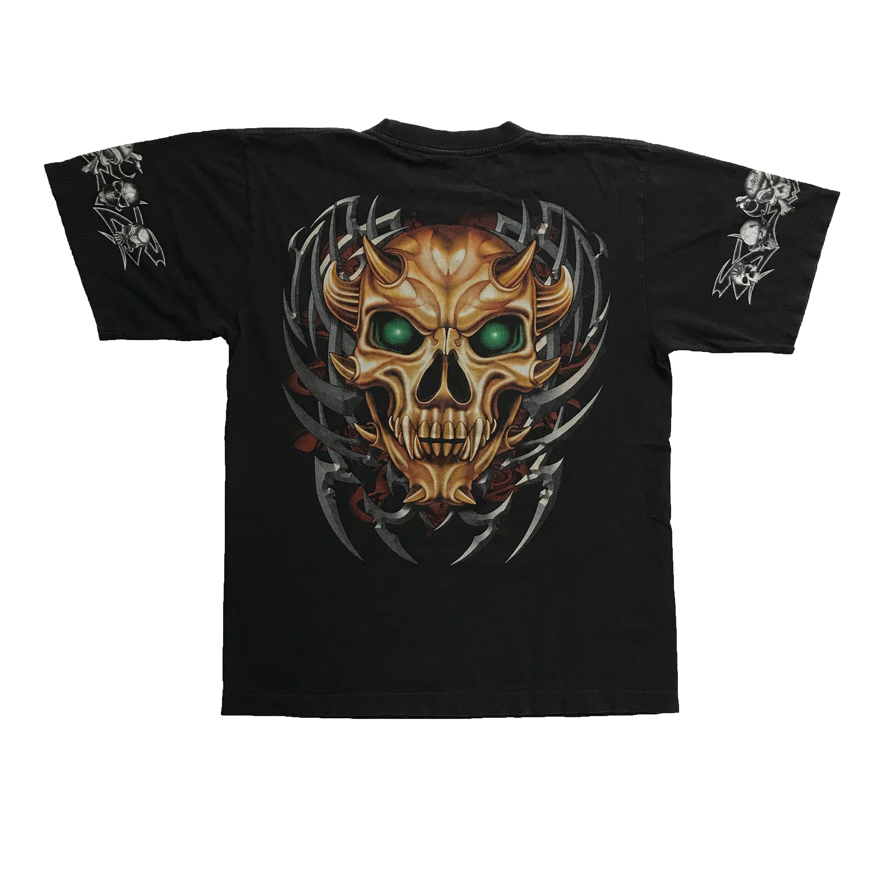 Amazon.co.jp: THE BONEZ vintage demon skull T Large : Toys