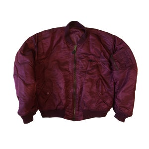 Vintage 90's Alpha Industries MA-1 Bomber Jacket Rare