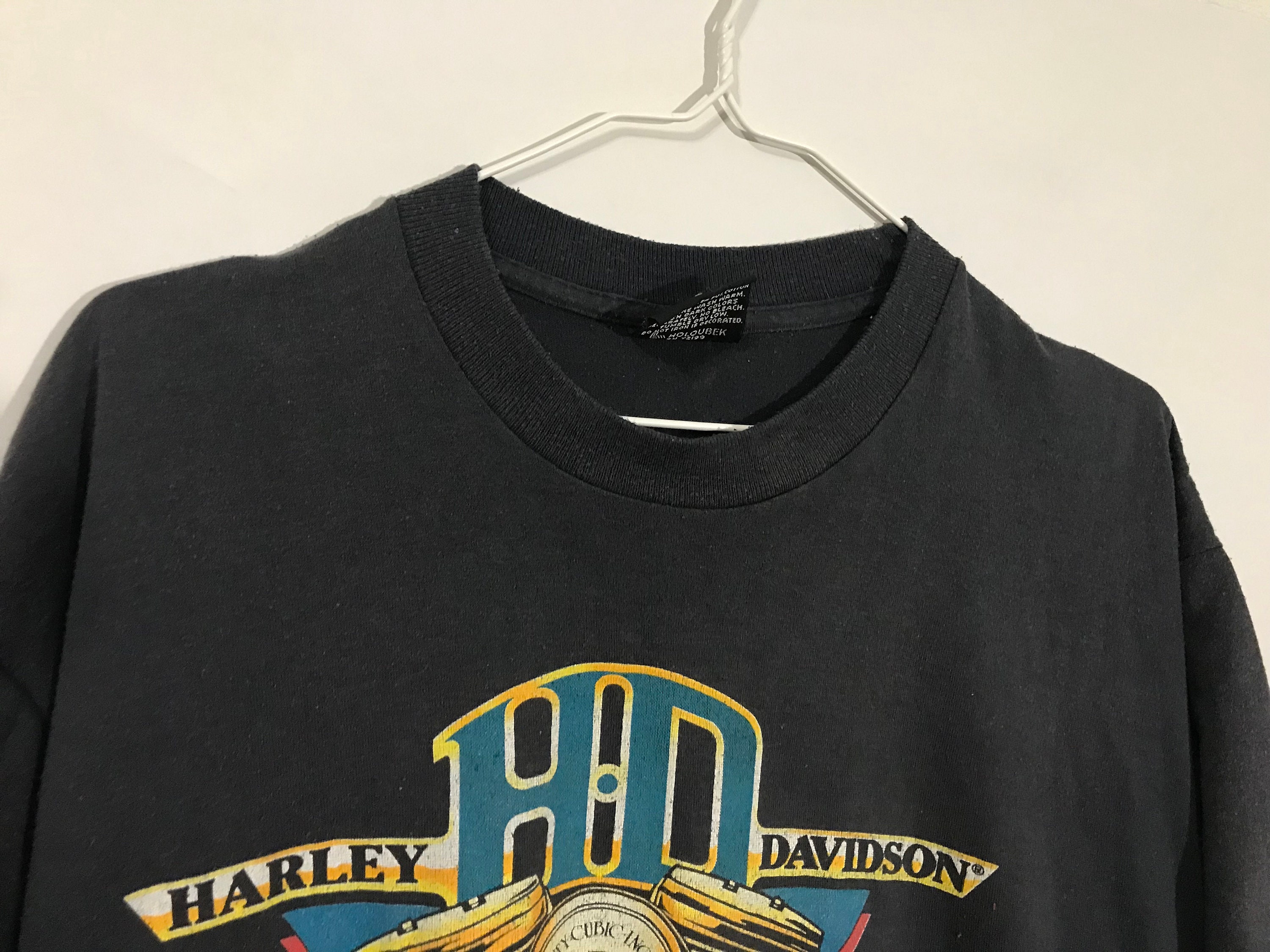 Vintage 1985 Harley Davidson T-shirt Rare Holoubek Legend | Etsy
