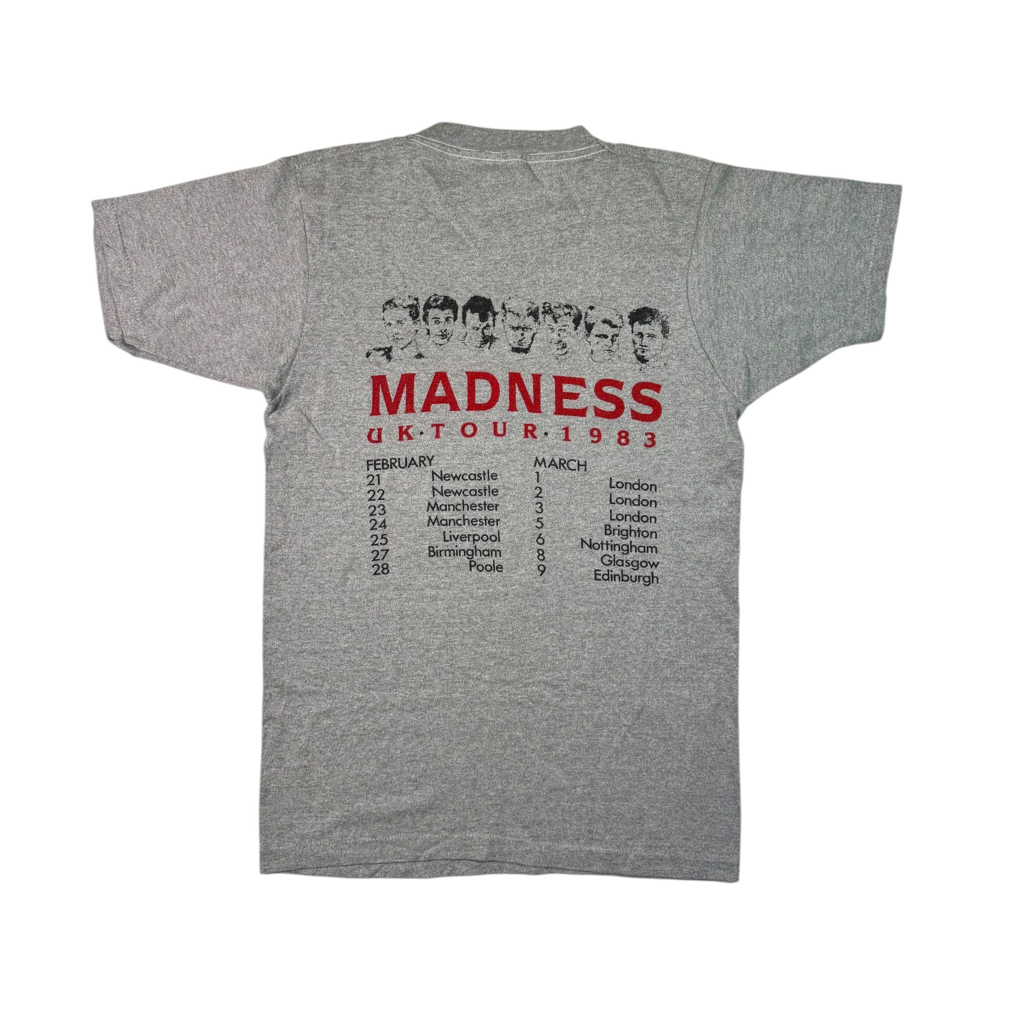 ヴィンテージ 1983 マッドネス ツアー Tシャツ 本物 ブリティッシュ