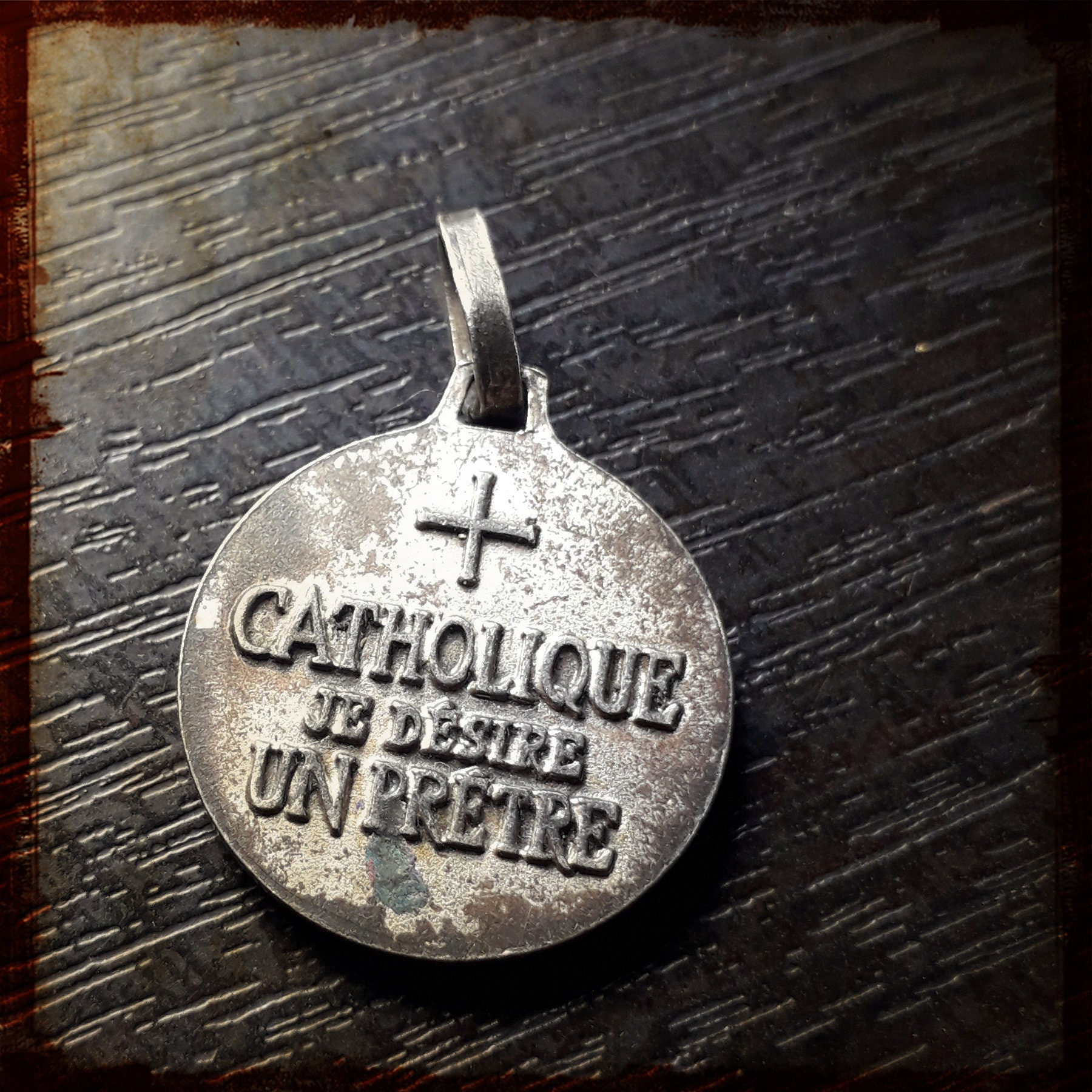 Rare Antique Medal of Our Lady of the Good Death French Religious ...