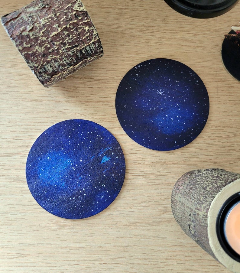 Lot de 2 sous-verres galaxie image 6