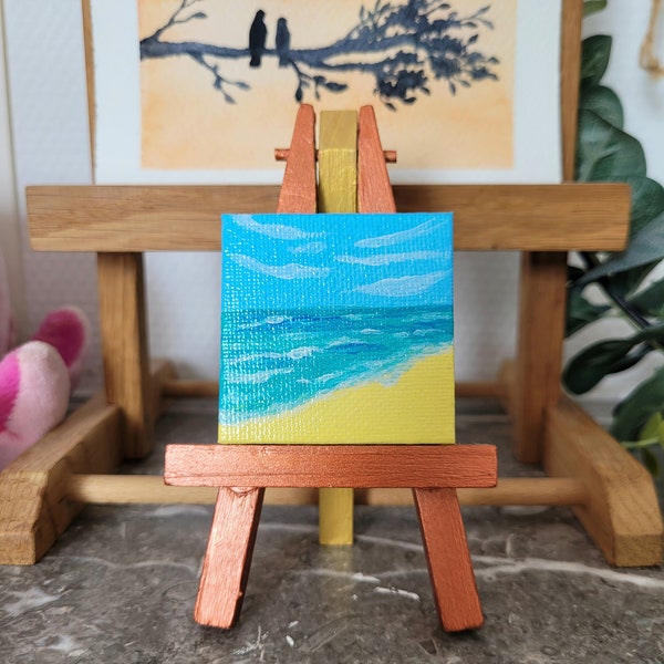 Mini peinture bord de mer