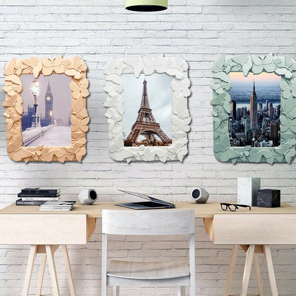 Photo Frame Standing Mounting Hanging Premium Design For Gift Holds photo size 5 » x 7 »