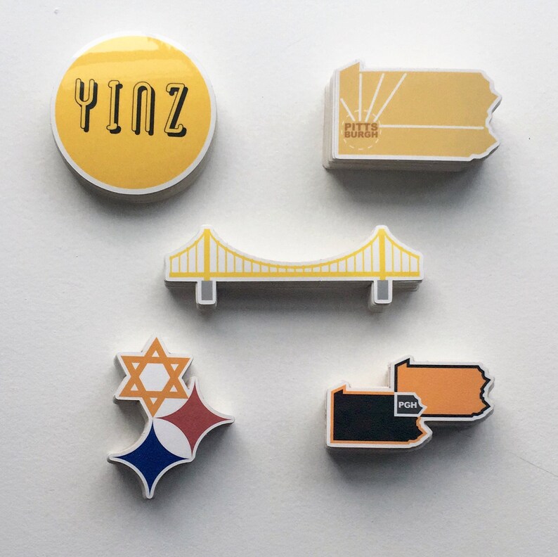 Pittsburgh Sticker Pack 2 Etsy