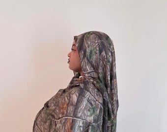 Hiyab inspirado en el camuflaje de caza de Realtree