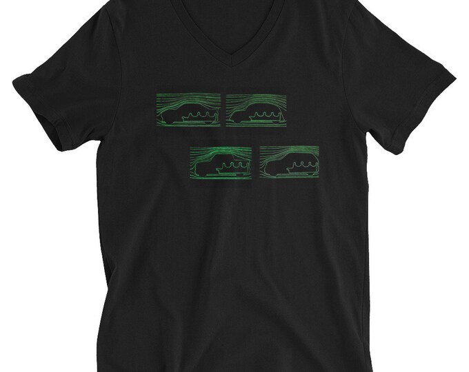 The Apostle (Glowyfied) - Unisex Short Sleeve V-Neck T-Shirt