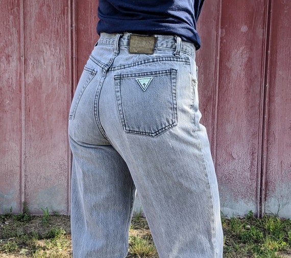80s Guess Jeans Faded Gray 29 x 32 | Vintage Distr