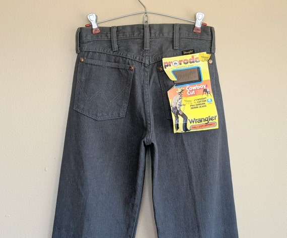80s Deadstock Wrangler Jeans Gray Cowboy Cut 27 x