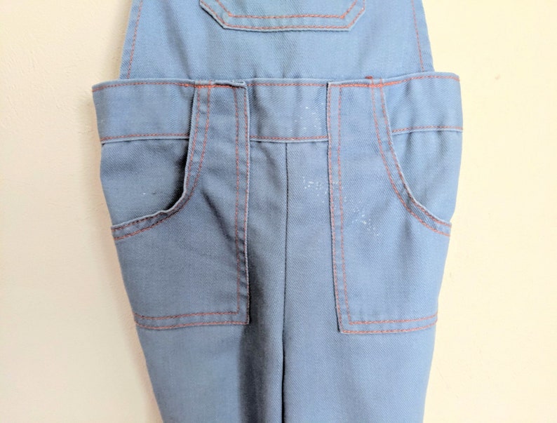 70s Kids Overalls Bootcut Flare Size 2T3T 70s Kids Clothes Vintage Toddler Overalls Toddler Overalls Vintage Toddler Jumpsuit Blue