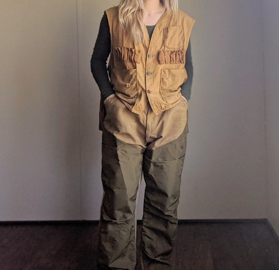 60s Upland Game Bird Hunting Vest & Pants Set Size