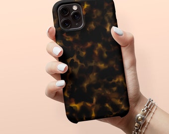 Tortoise Shell Phone Case Boho Personalized Name Gift For Her Phone Case iPhone 14 Case 14 Pro Max Case 14 Pro 13 Pro Max 13 Pro 13 Mini