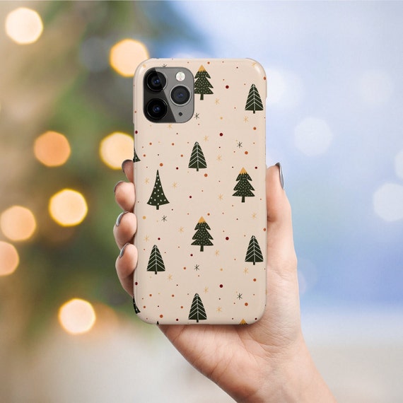 Christmas Phone Case iPhone 11 Case iPhone 11 Pro Case Christmas Trees iPhone X Case iPhone XR Case, Fir Tree, iPhone 8 Case, Boho Christmas
