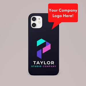 Professional Company Logo Custom Picture Photo Phone Case Image Small Business iPhone 14 Pro Max Case 14 Pro Case iPhone 14 Case 13 Pro Max