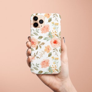 Vintage Rose Flower Phone Case Customize Name Personalized iPhone 14 Case iPhone 13 Case iPhone 14 Pro Max Case iPhone 12 Case iPhone 11