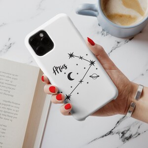 Aries Phone Case, Zodiac Sign, Personalized Astrology Design, Durable & Stylish, Perfect Gift Idea iPhone 14 Case, Pro Max, Galaxy