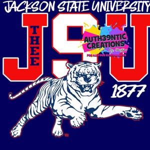 Jackson State Tigers THEE Azul Fora PNG
