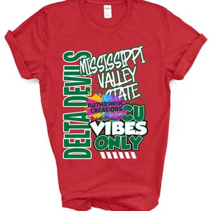 Universidad HBCU de Mississippi Valley State RED MVSU