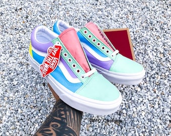 Pastel Vans Etsy