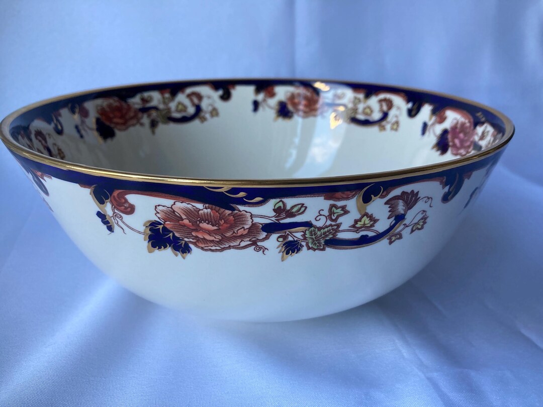 メイソンズ、ブルー マンダレー、限定版大型 10 インチ ボウル、状態