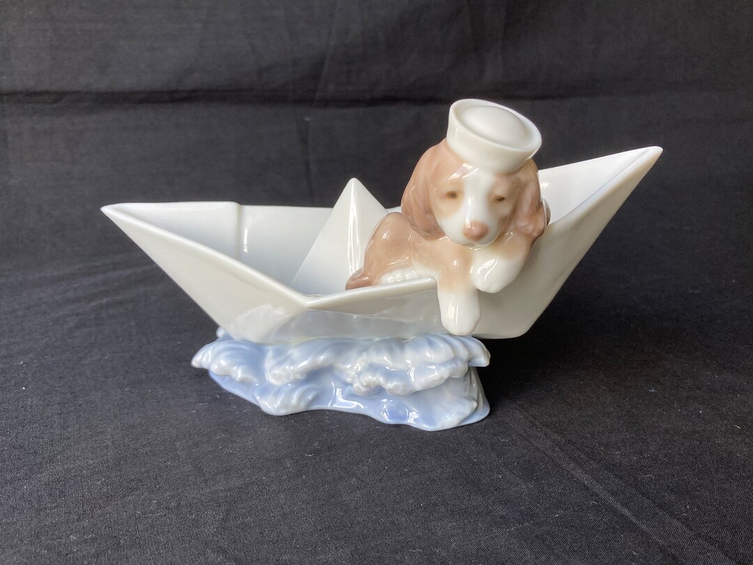 LLADRÓ 犬の置物 お船に乗って　美品 il_1080xN.5909013612_lmed.jpg