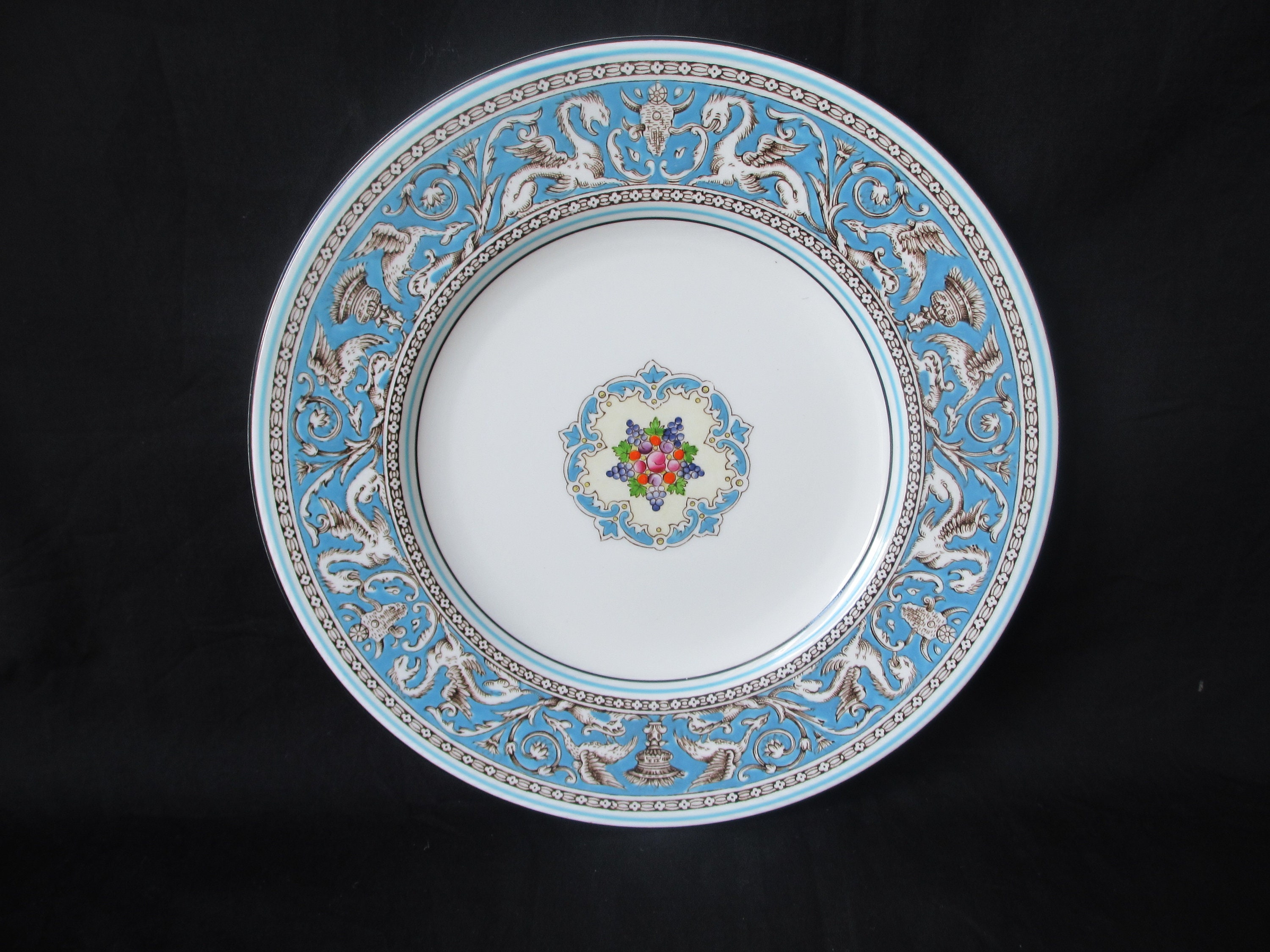 Wedgwood Florentine Turquoise Salatteller – 23 Cm, Feines Knochenporzellan