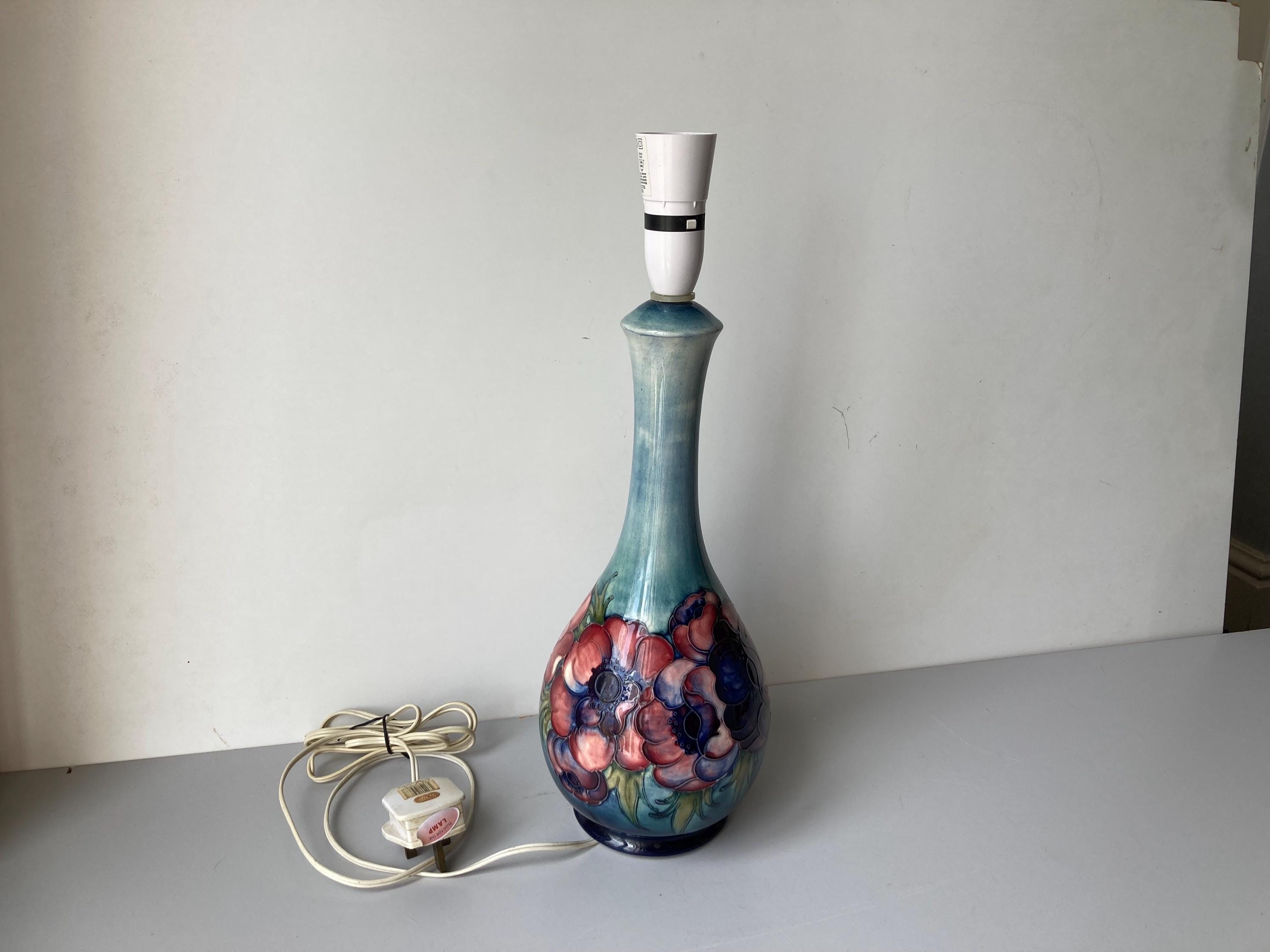 Moorcroft Lamp - Etsy Moorcroft Lamp - Etsy