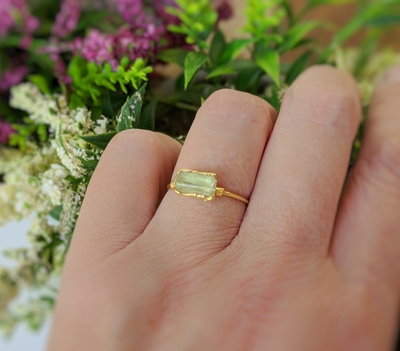 Yellow apatite deals ring