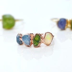 Family birthstone ring, Mothers ring, Birthstone Jewelry, Mothers Day Gift, Gift for Mom, Birthstone ring for Mom Personalized gemstone ring