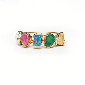 Custom birthstone ring, Mother&#39;s ring, Personalized Custom Jewelry, Unique gift for Mom, Family Birthstone ring for Mom, Mothers Day Gift