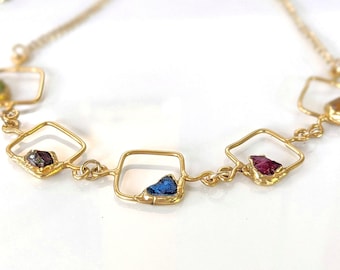 Custom Family birthstone necklace, Personalized Custom Jewelry, Custom Birthstone necklace Unique Mothers Day Gift Personalized Gift for her