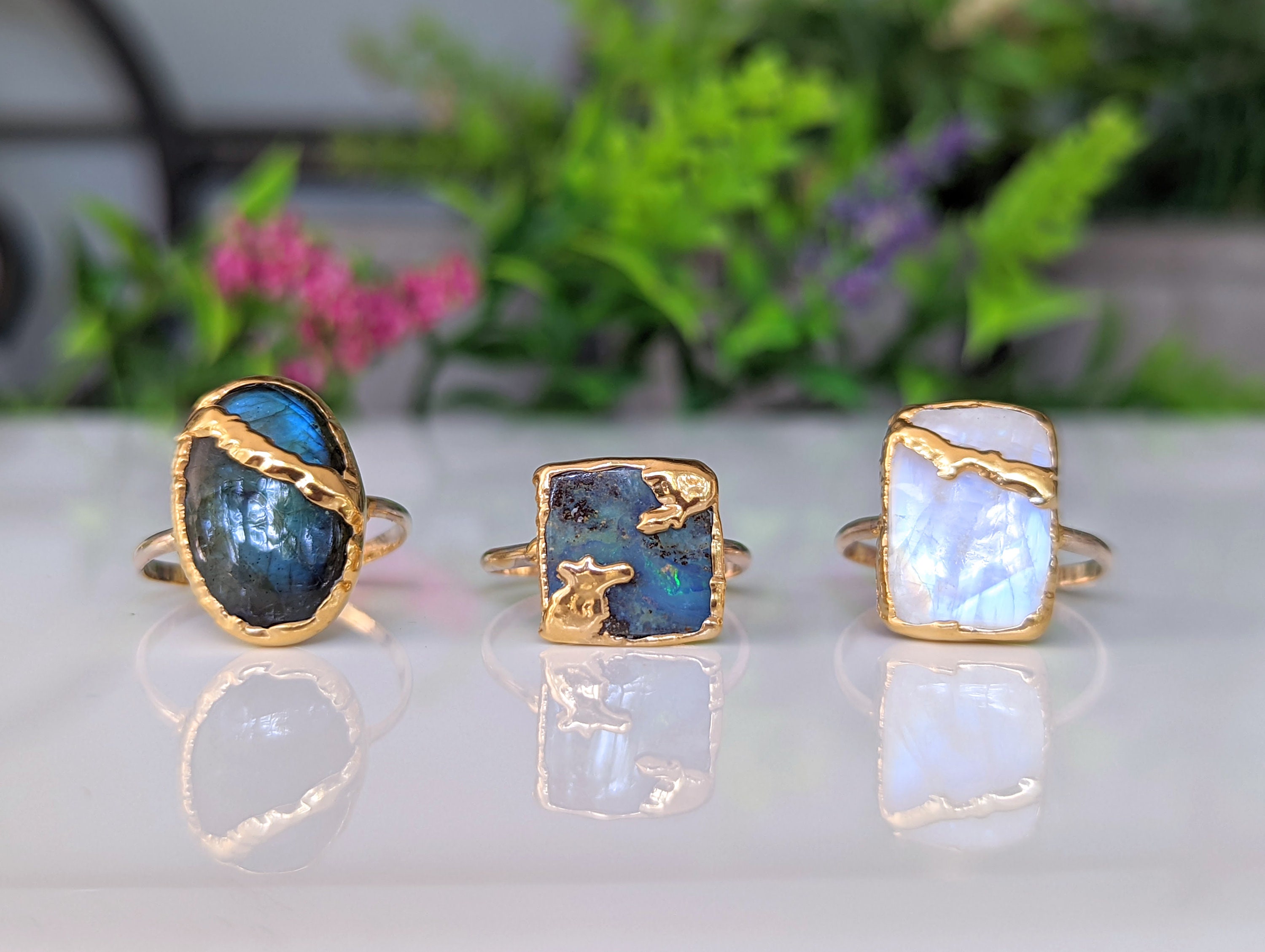 【Bahgsu Jewels】Winged labradoriteリング Winged Ring || labradorite - Bahgsu