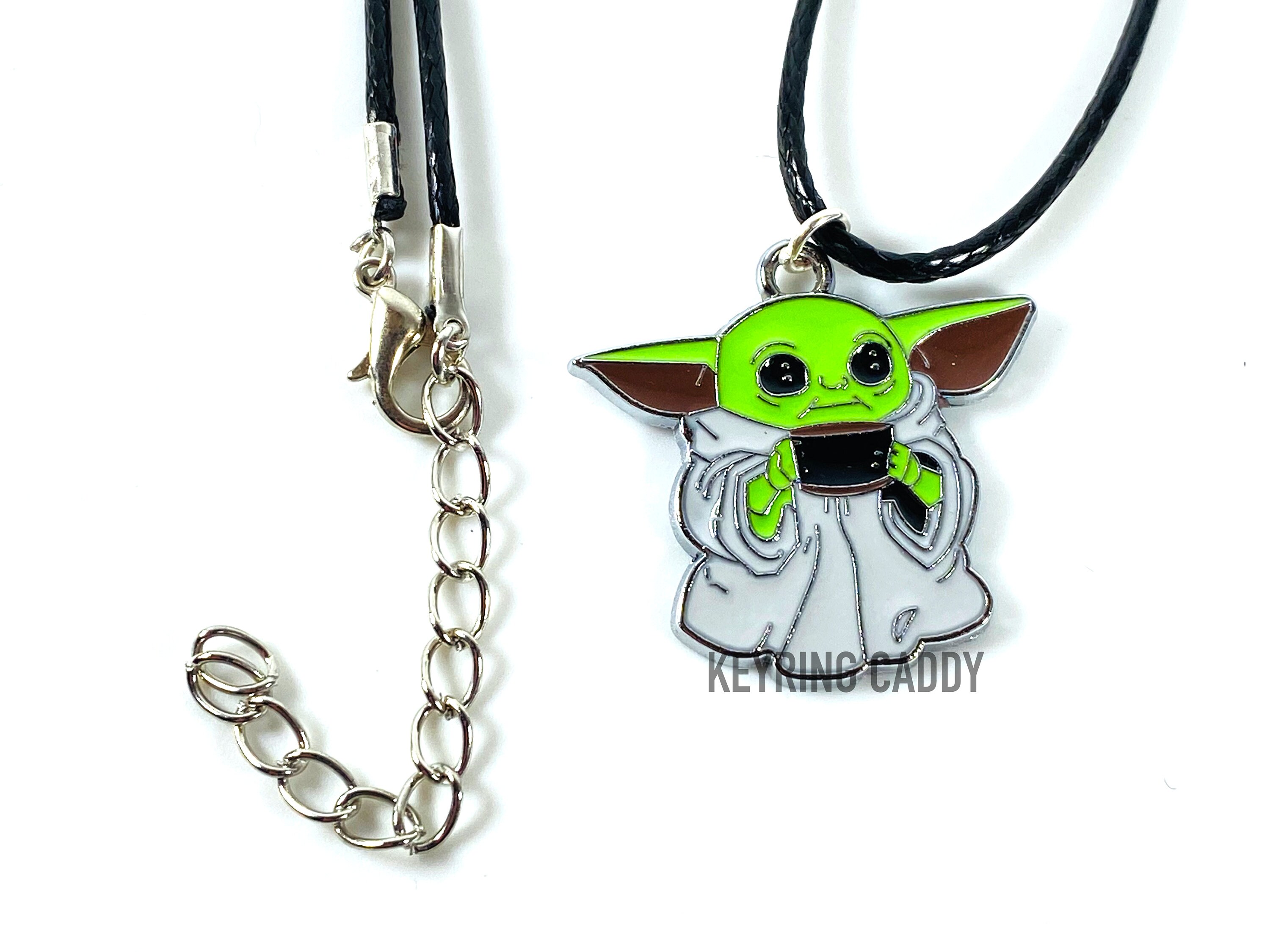 The Mandalorian Baby Yoda Cord Necklace Grogu Necklace Boys or Etsy