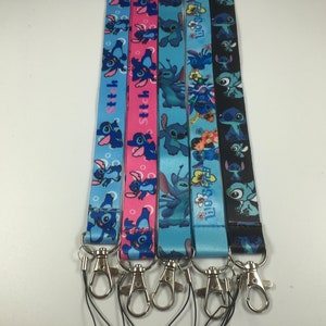 Lilo & Stitch Lanyards Id Badge Holder Stitch Lanyard Gift for Her Ohana