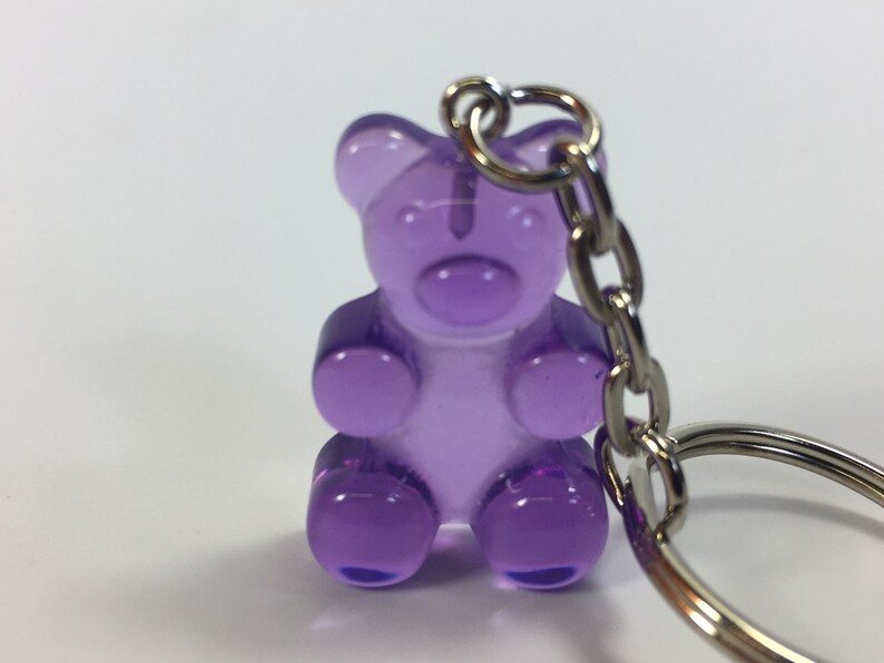 Gummy Bear Keyring Gummy Bear keyrings Cute Sweetie Gummy | Etsy