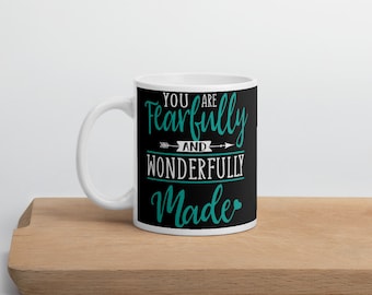 Christian Ceramic Mug, Bible Verse Cup