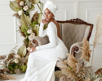 simple tight wedding dresses