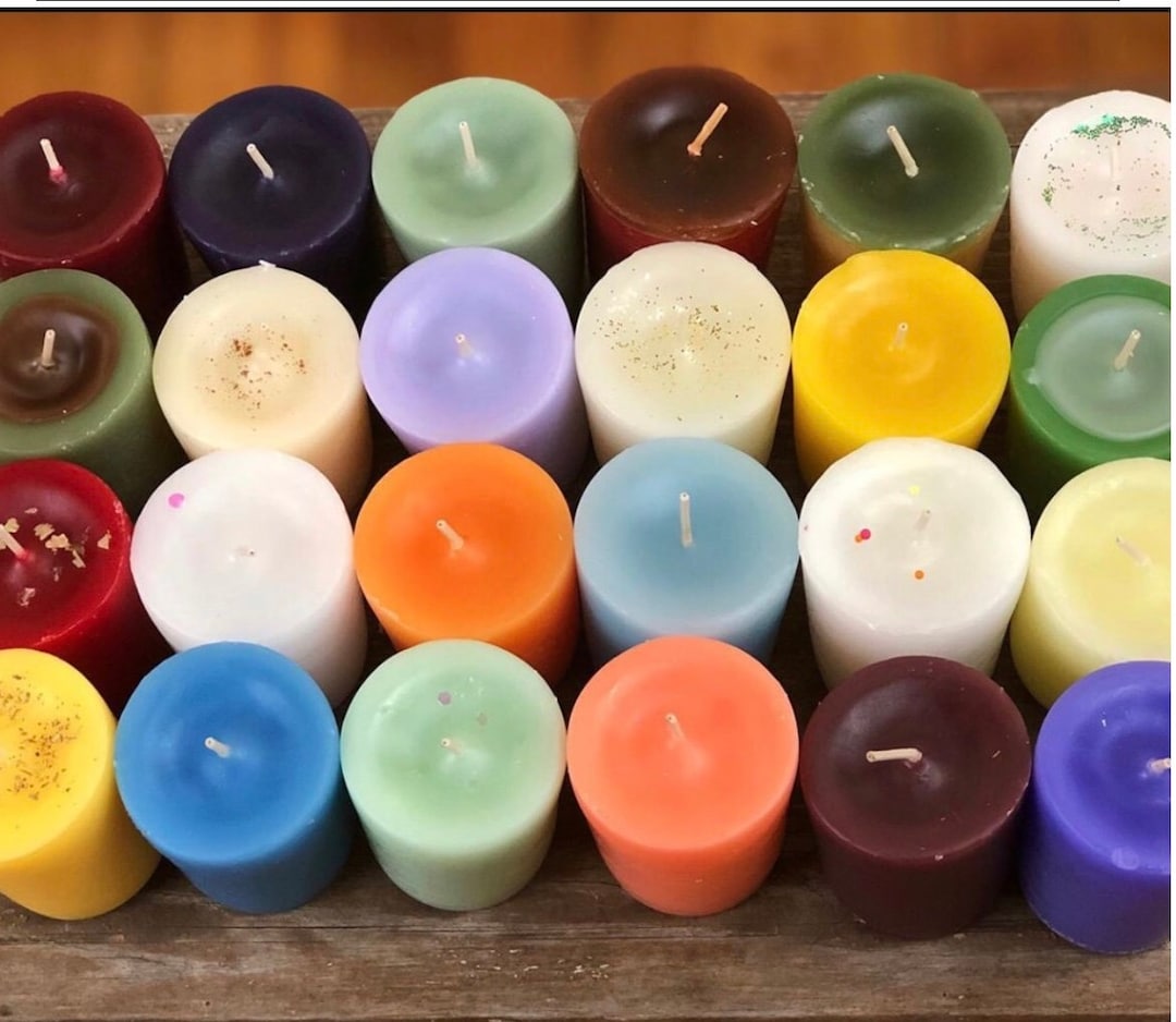 Hand Poured Votive Candles Choose Your Own Scent Soy Blend Wax With Top