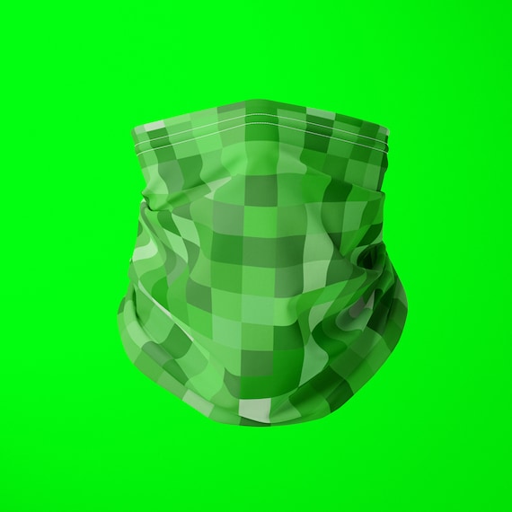 Kids Neck Gaiter | Minecraft | Face Mask | Face Buff | Bandana | Multi-functional Face Covering | Tube Scarf | Head Wear | Headband |