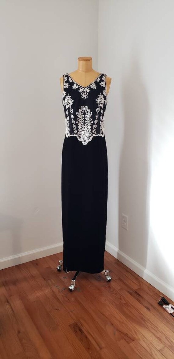 Vintage Scott McClintock velvet dress